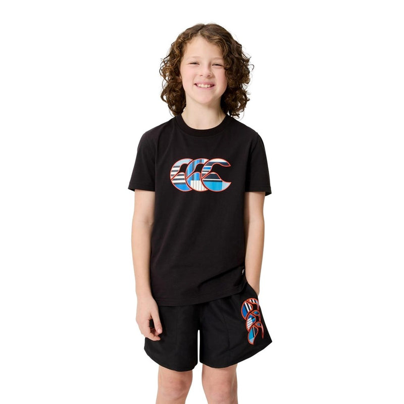 Load image into Gallery viewer, Canterbury Kids Uglies Logo T-Shirt - Black/Multi
