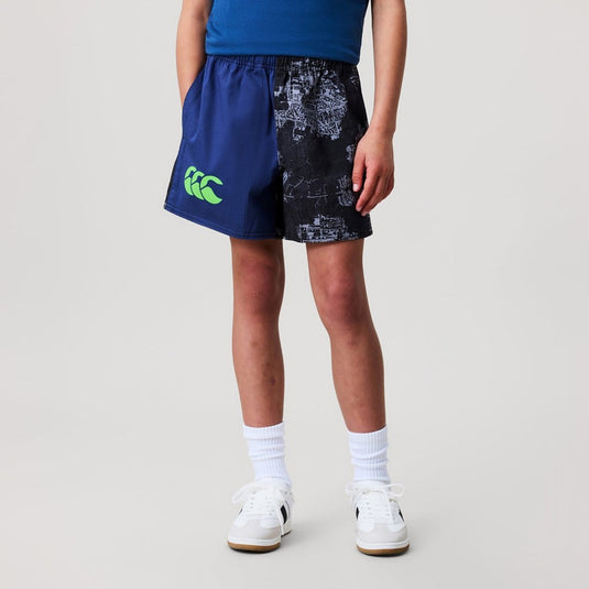 Canterbury Kids Force Harlequin Short - Ensign Blue