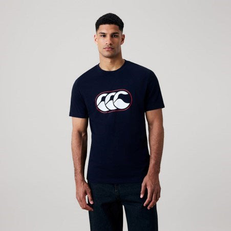 Load image into Gallery viewer, Canterbury Mens Rakaia 2.0 T-Shirt - Navy
