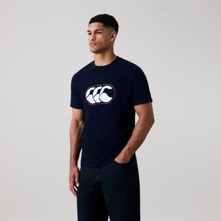 Load image into Gallery viewer, Canterbury Mens Rakaia 2.0 T-Shirt - Navy
