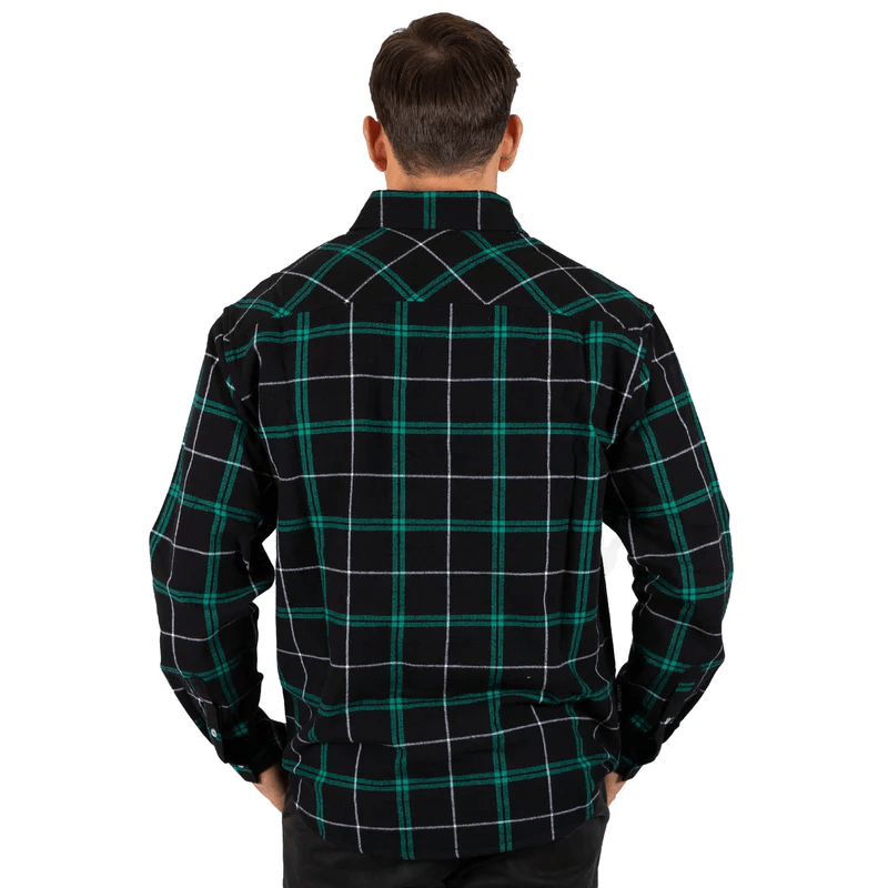 Load image into Gallery viewer, NRL Mens &#39;Mustang&#39; Flannel Shirt - Rabbitohs
