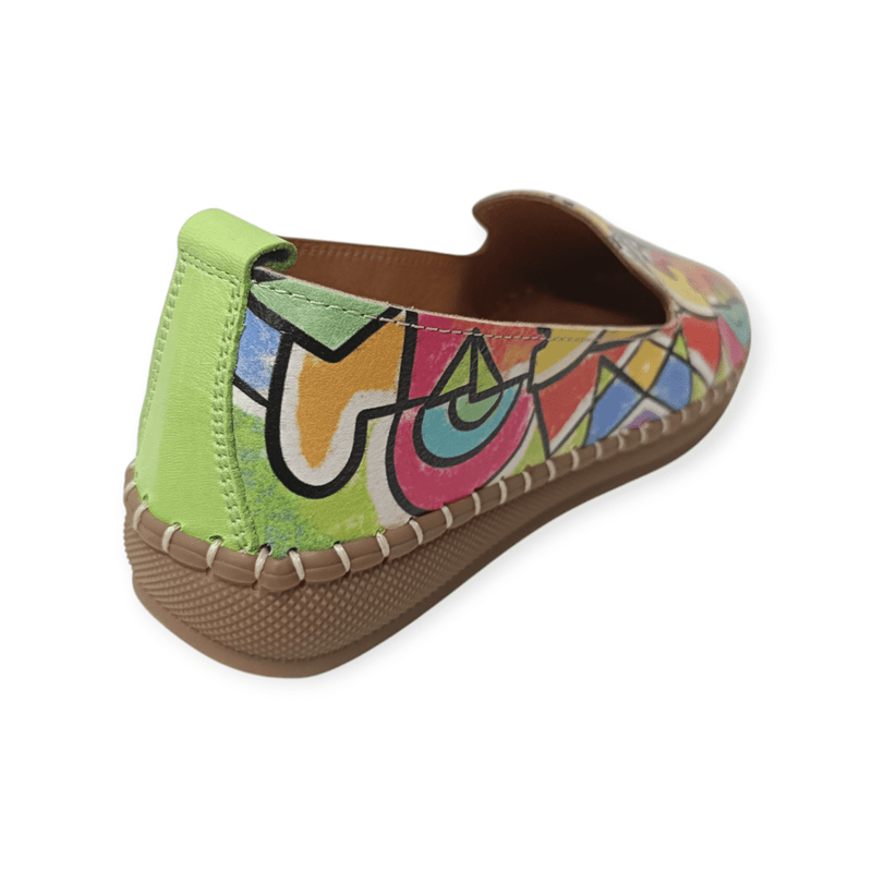 Load image into Gallery viewer, Sala Womens Reba Picasso Print Shoe
