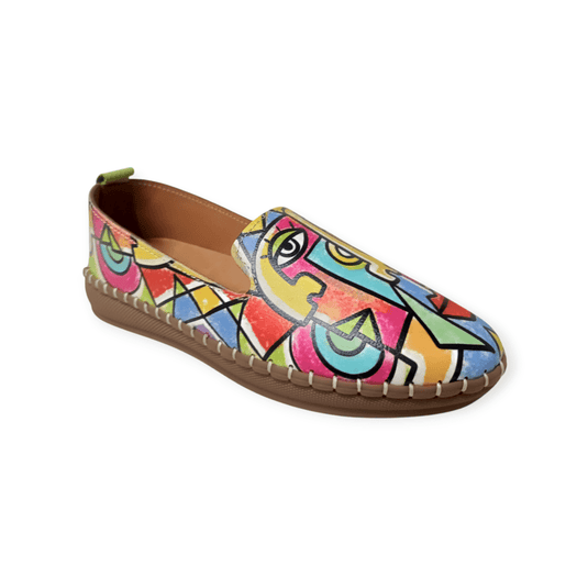 Sala Womens Reba Picasso Print Shoe