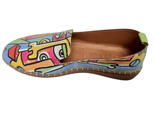 Sala Womens Reba Picasso Print Shoe