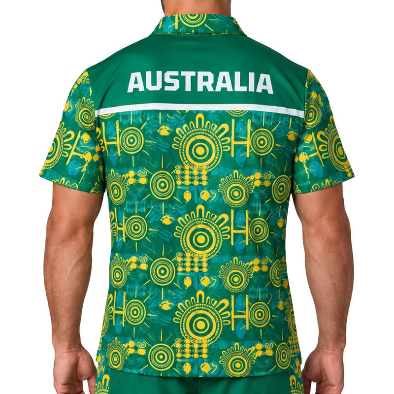 Load image into Gallery viewer, Ashtabula Mens RLWC26 Australian Hawaiian Shirt
