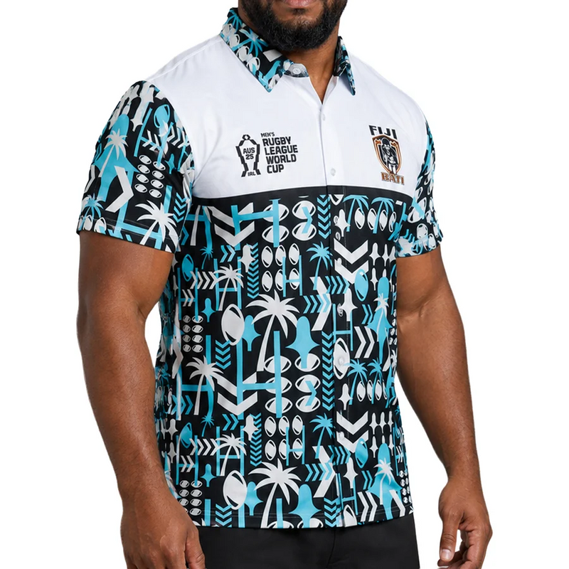 Load image into Gallery viewer, Ashtabula Mens RLWC26 Fiji Hawaiian Shirt

