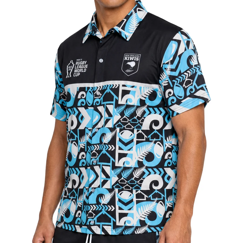 Load image into Gallery viewer, Ashtabula Mens RLWC26 New Zealand Hawaiian Shirt
