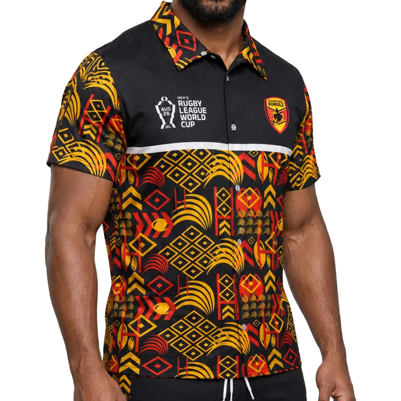 Load image into Gallery viewer, Ashtabula Mens RLWC26 Papua New Guinea Hawaiian Shirt
