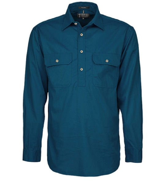 Pilbara Mens Heavy Weight Closed Front Shirt