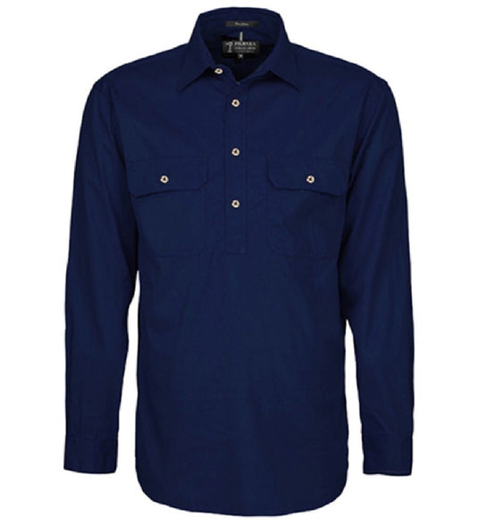 Pilbara Mens Heavy Weight Closed Front Shirt