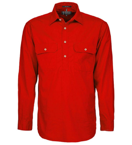 Pilbara Mens Heavy Weight Closed Front Shirt