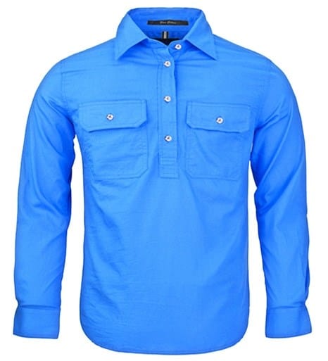 Ritemate Kids Pilbara L/S Work Shirt