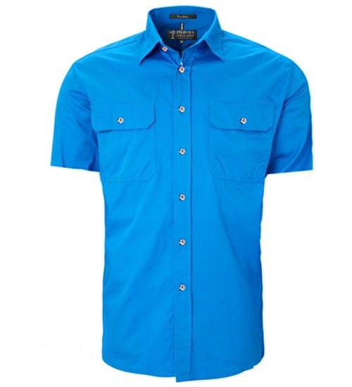 Load image into Gallery viewer, Ritemate Mens Pilbara Open Front S/S Shirt
