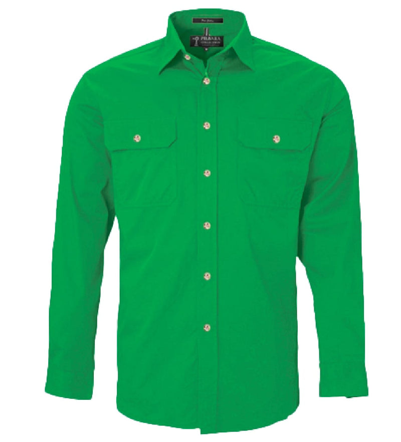 Load image into Gallery viewer, Ritemate Mens Pilbara Open Front L/S Shirt
