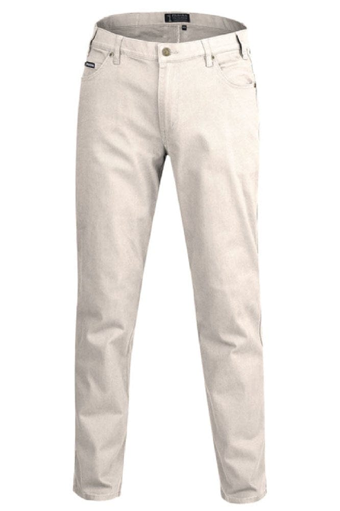 Load image into Gallery viewer, Pilbara Mens Cotton Stretch Jean - Bone
