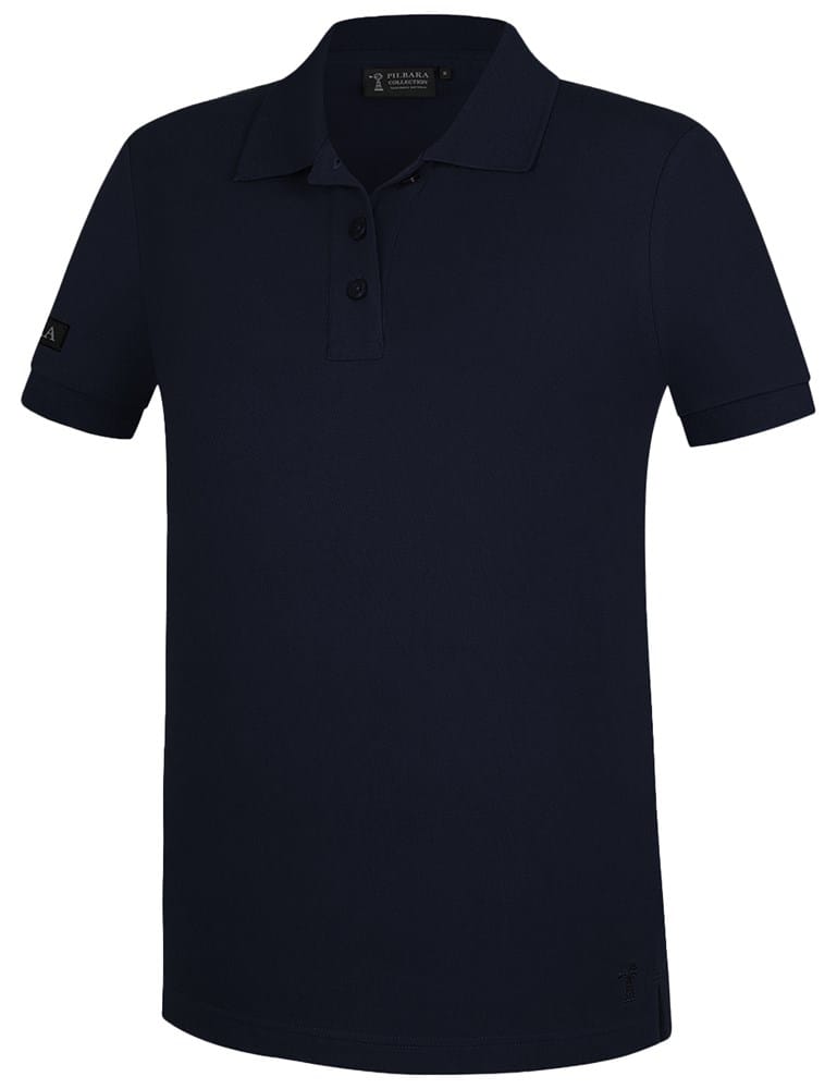 Load image into Gallery viewer, Pilbara Womens Classic Cotton Polo - French Navvy
