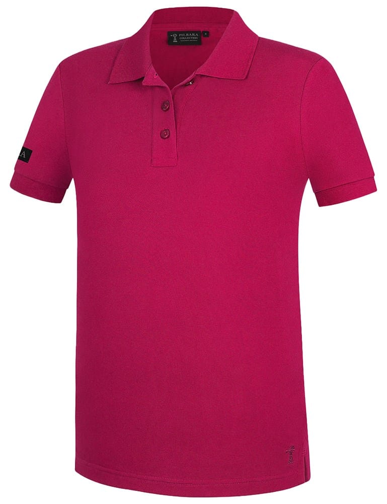 Load image into Gallery viewer, Pilbara Womens Classic Cotton Polo - Fuschia
