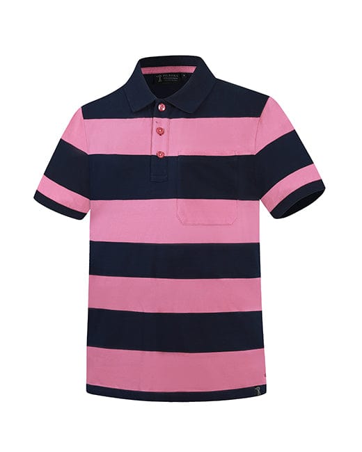 Load image into Gallery viewer, Pilbara Collection Mens Striped Pocket Polo
