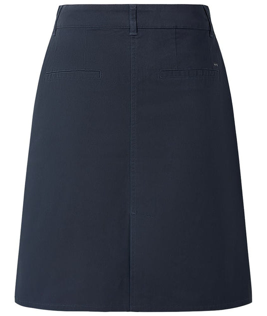Pilbara Womens Daphne Chino A-Line Skirt - Ink Navy