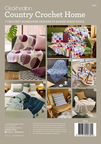 Load image into Gallery viewer, Cleckheaton Country Crochet Home Book
