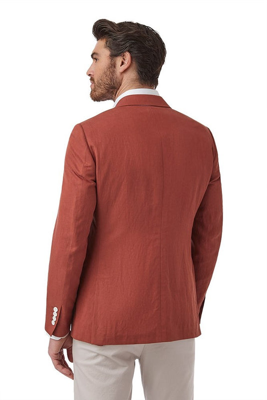 Cambridge Mens Doncaster Jacket - Rust