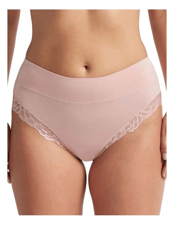 Load image into Gallery viewer, Kayser Comfort Band Lace Trim Mid Rise Brief
