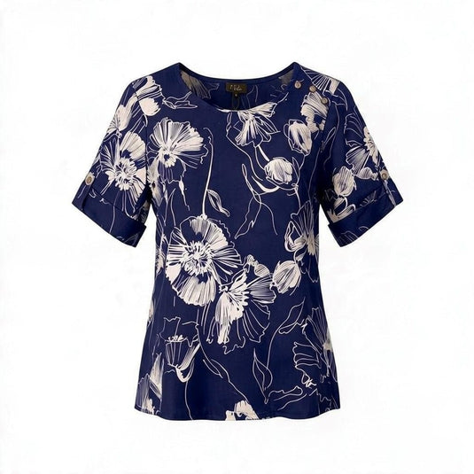 E.Talia Womens Ateilier Petal Top