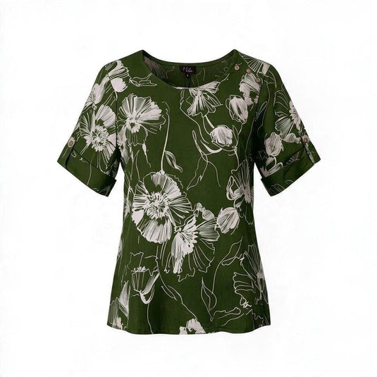 E.Talia Womens Ateilier Petal Top