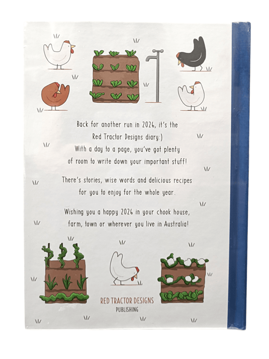 Red Tractor 2026 Diary - A5 Page To A Day