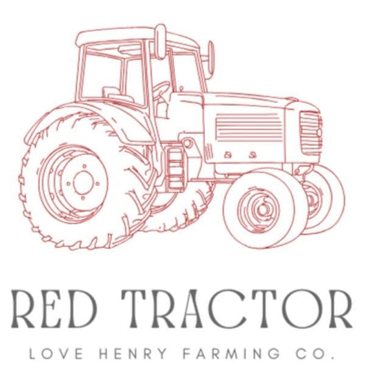 Love Henry Baby Boys Red Tractor Tee