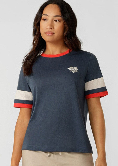 Lorna Jane Womens Retro Linen T-Shirt