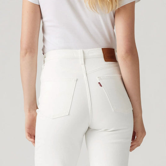 Levis Womens Ribcage Straight Ankle Cloud Over Jeans
