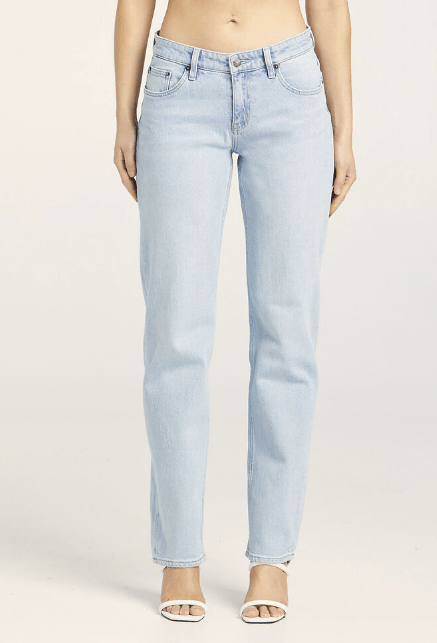 Load image into Gallery viewer, Riders Womens Low Vintage Straight Regular Jean - Blue Skies
