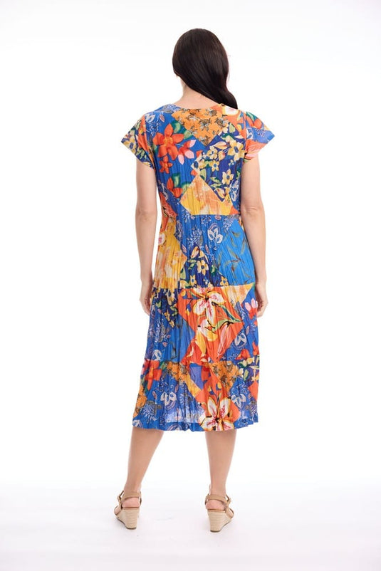 Orientique Womens Rousilion Dress Bias Layers