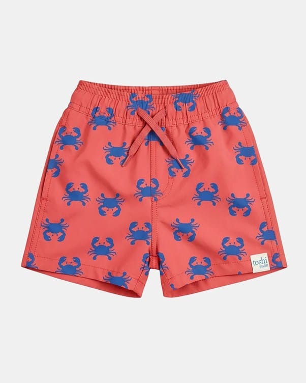 Load image into Gallery viewer, Toshi Baby Swim Boardies - Pirate Mud Crabs
