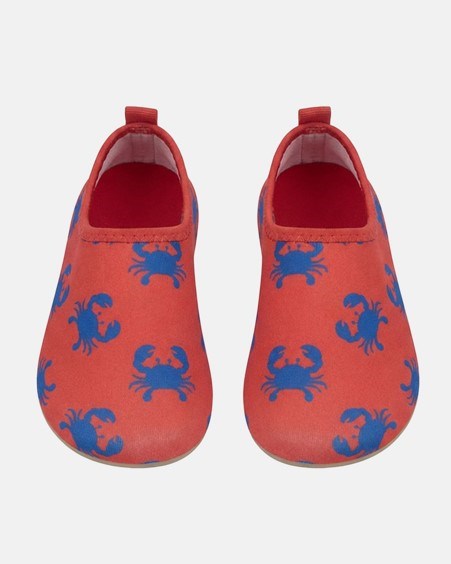 Load image into Gallery viewer, Toshi Kids Swim Water Shoes - Pirate Mud Crabs
