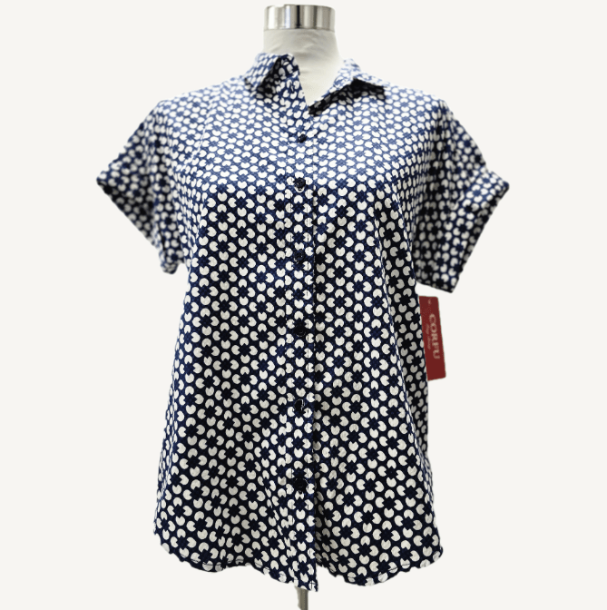 Load image into Gallery viewer, Corfu Womens 100% Cotton Prints Top
