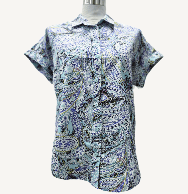 Load image into Gallery viewer, Corfu Womens 100% Cotton Prints Top
