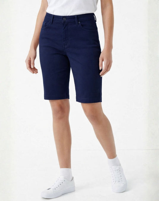 Corfu Womens Super Soft Chino Shorts - Classic Navy