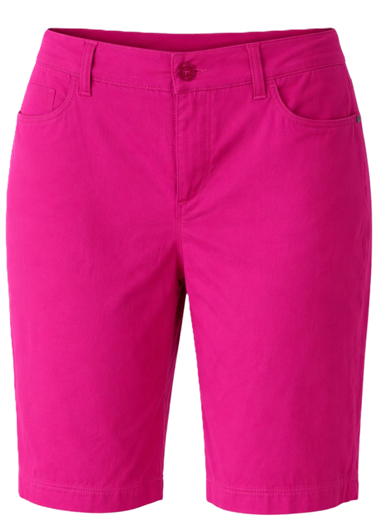 Corfu Womens Super Soft Chino Shorts - Vivid Pink