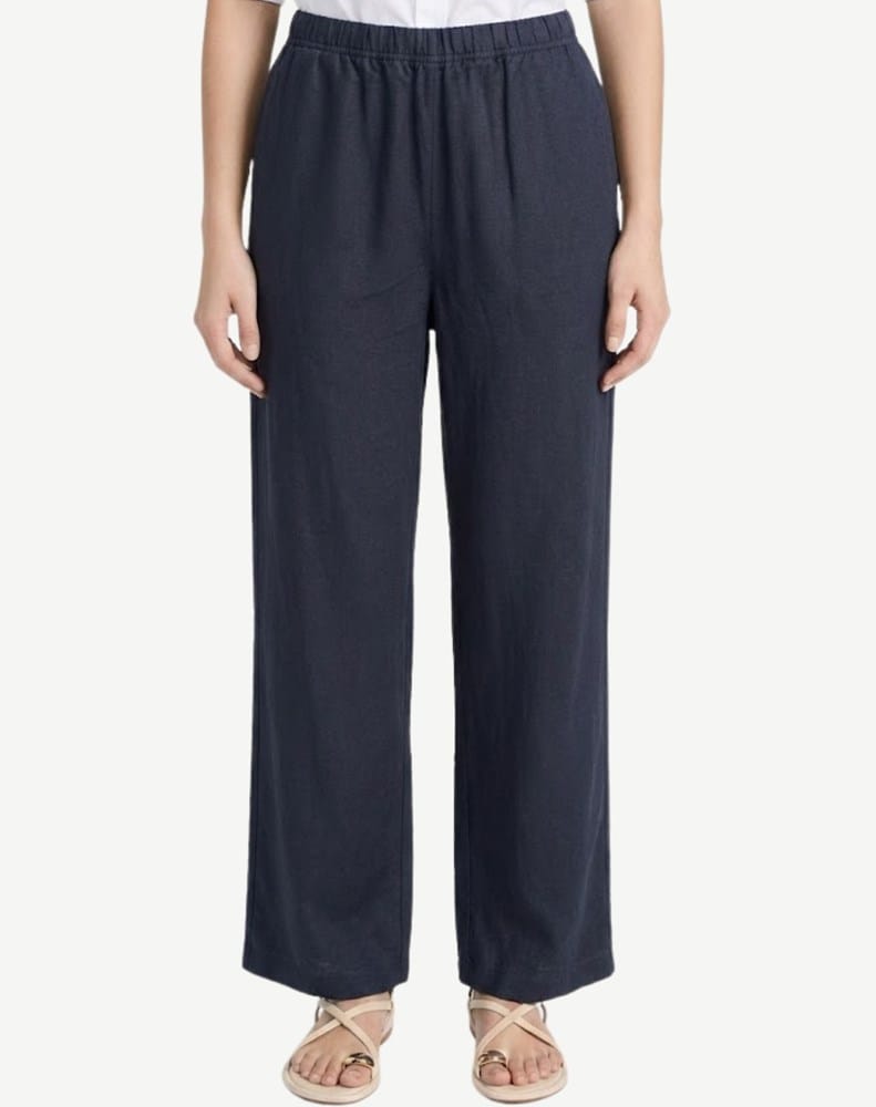 Load image into Gallery viewer, Corfu Womens Linen Elasticated Pant
