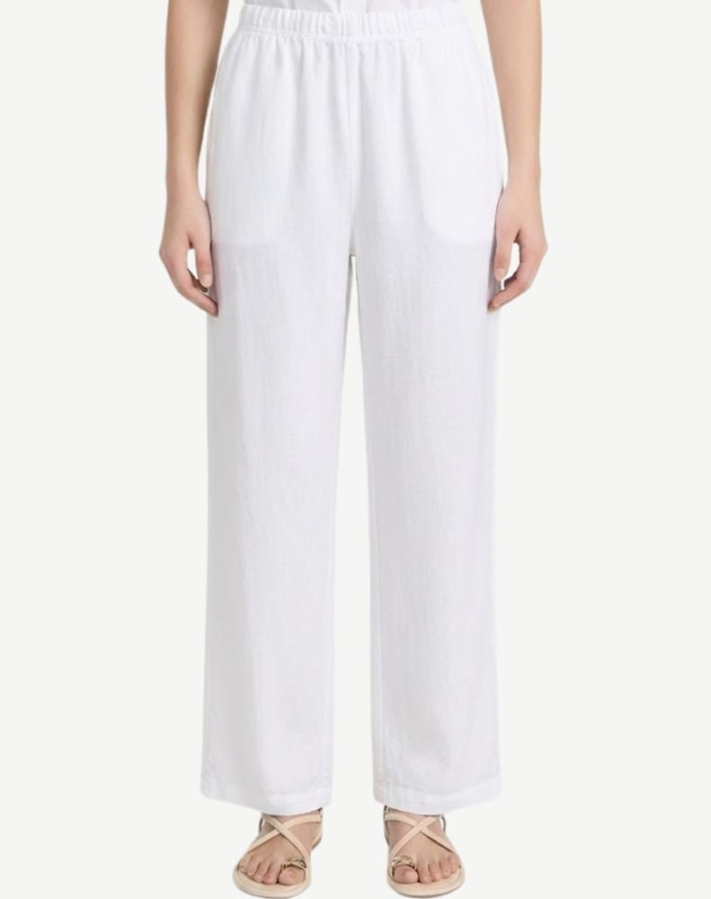 Load image into Gallery viewer, Corfu Womens Linen Elasticated Pant

