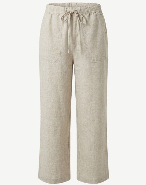 Load image into Gallery viewer, Corfu Womens Linen Breeze Pants - Natural
