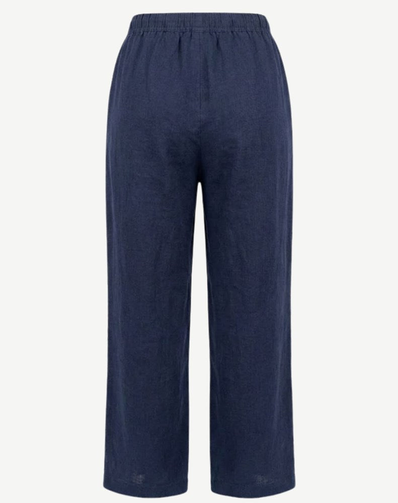 Load image into Gallery viewer, Corfu Womens Linen Breeze Pants - Indigo
