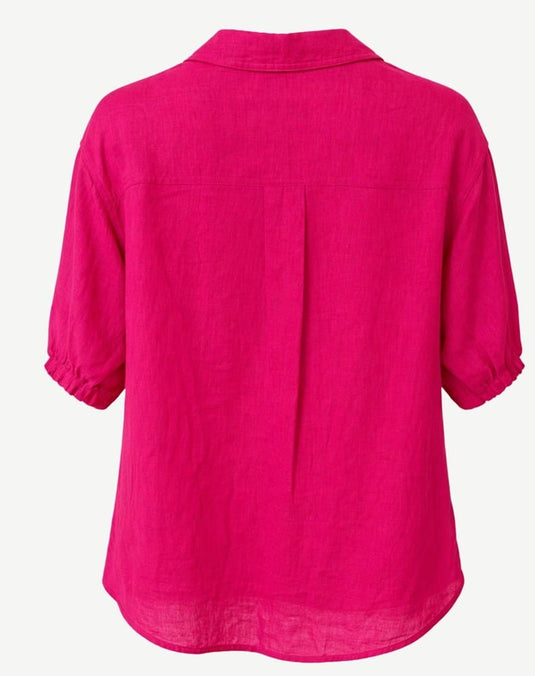 Corfu Womens Linen Button Shirt