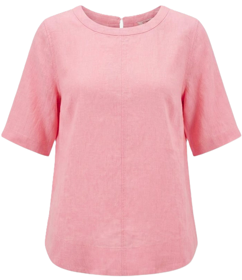 Load image into Gallery viewer, Corfu Womens Linen Breeze Blouse - Sakura
