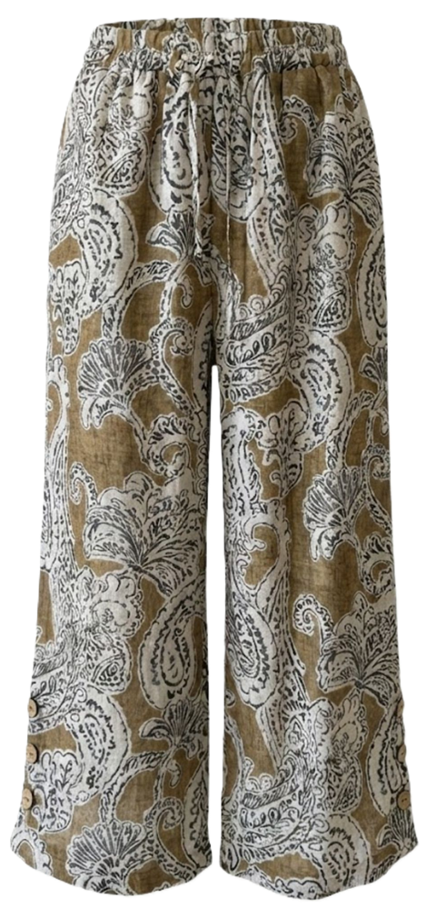 Load image into Gallery viewer, Corfu Womens Saffron Sands Printed Pants
