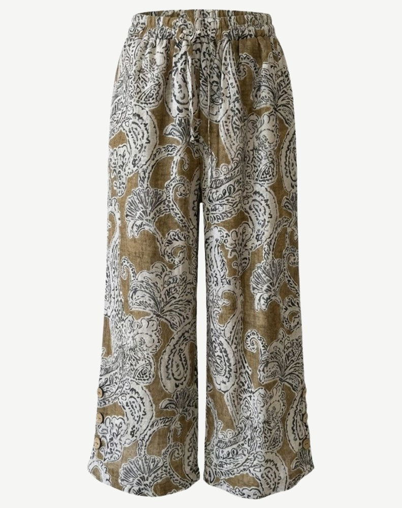 Load image into Gallery viewer, Corfu Womens Saffron Sands Printed Pants
