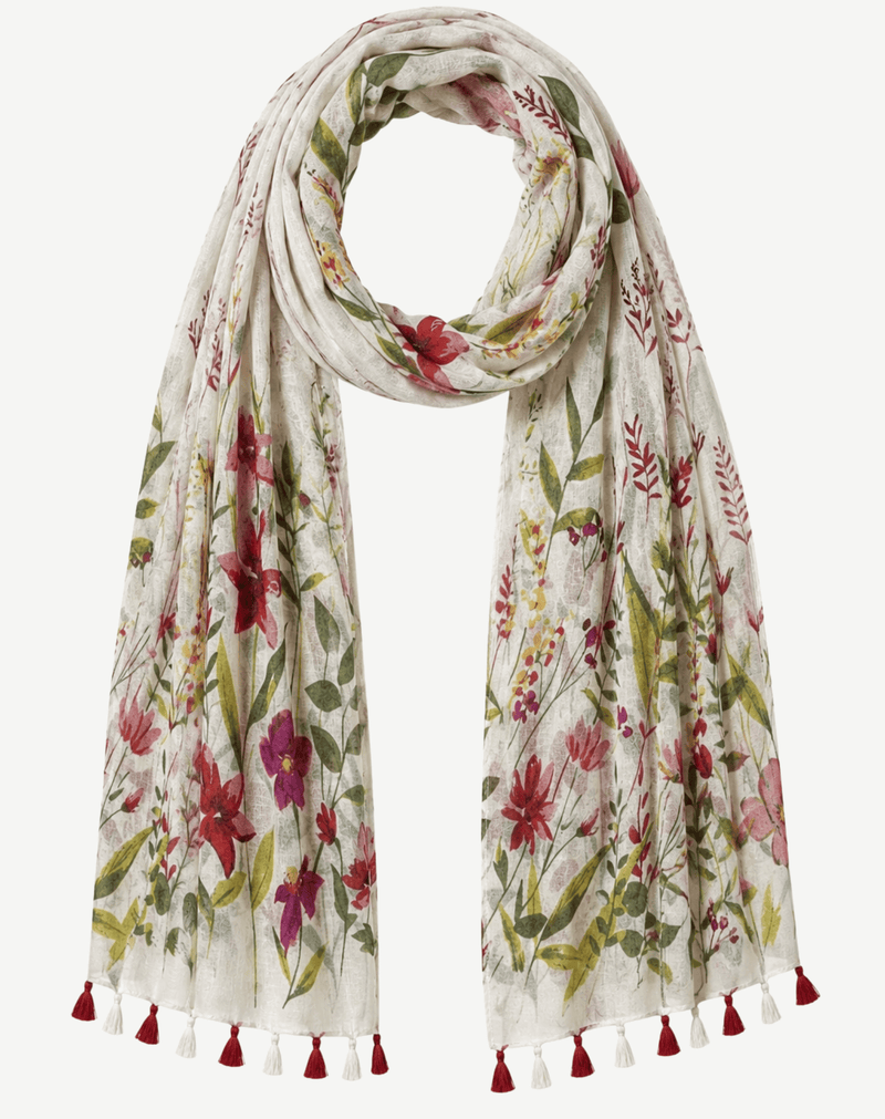Load image into Gallery viewer, Corfu Womens Summer Scarf - Bloom Line
