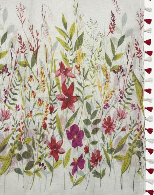 Corfu Womens Summer Scarf - Bloom Line